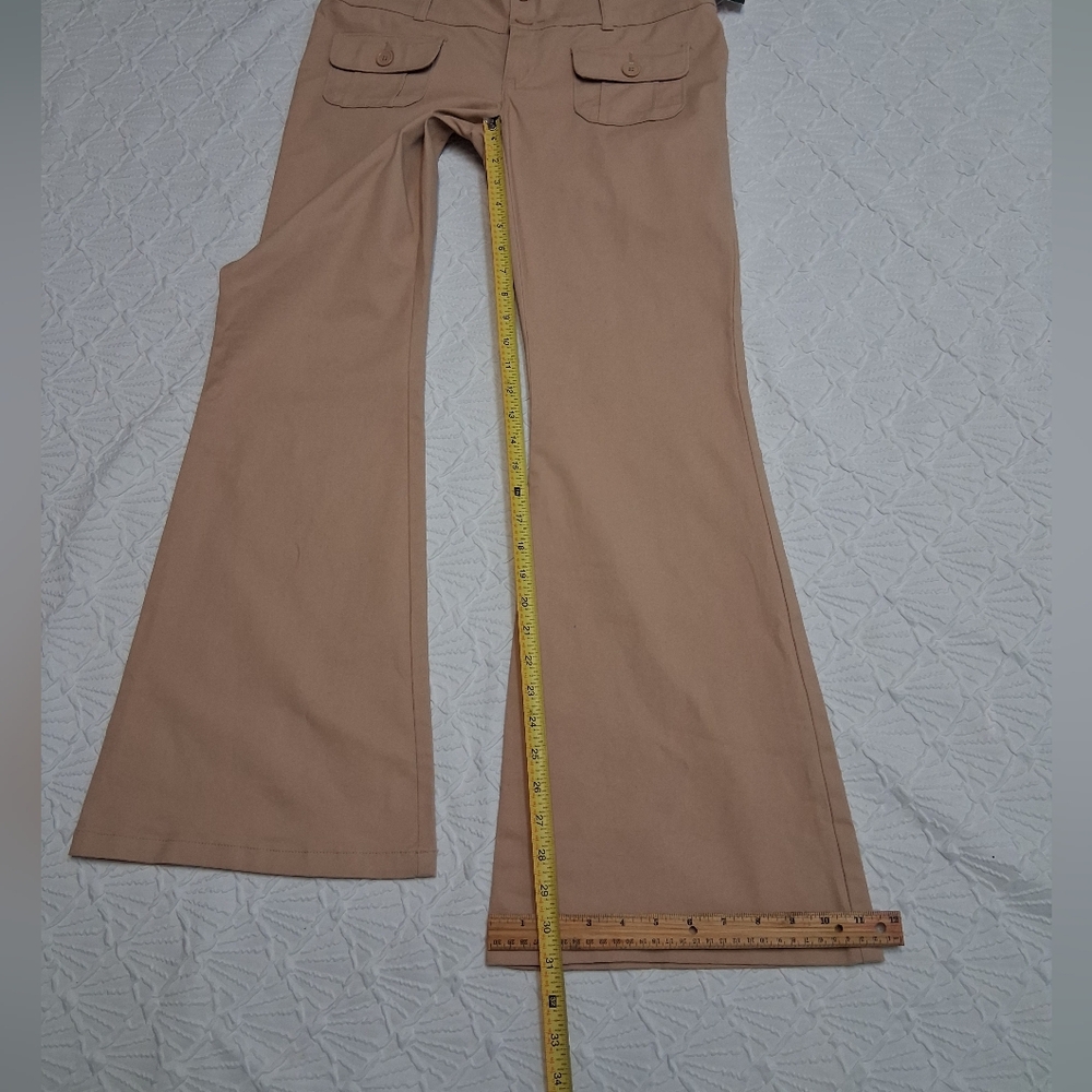 Wild Fable New Beige Flare Pants with Pocket Details Size 4 - Picture 13 of 17